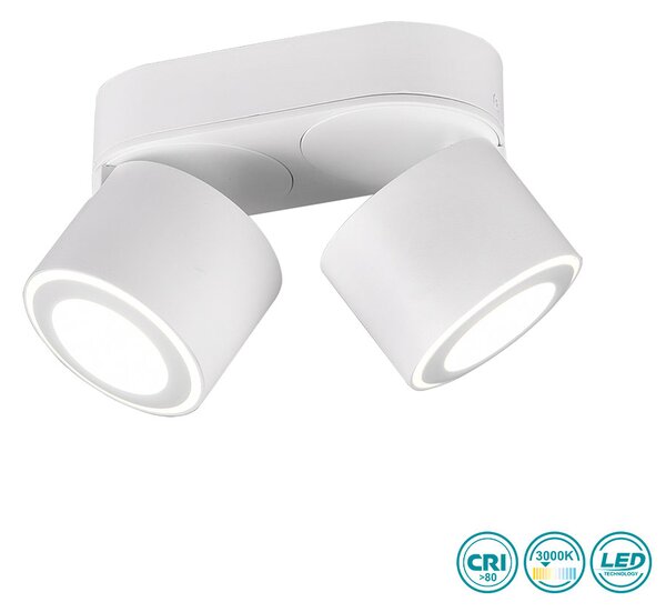 Φωτιστικό Οροφής Ράγα Trio Lighting Taurus 652910231 Λευκό Ματ