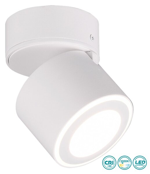 Φωτιστικό Οροφής Trio Lighting Taurus 652910131 Λευκό Ματ