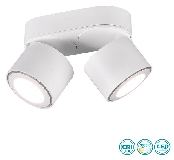 Φωτιστικό Οροφής Ράγα Trio Lighting Taurus 652910231 Λευκό Ματ