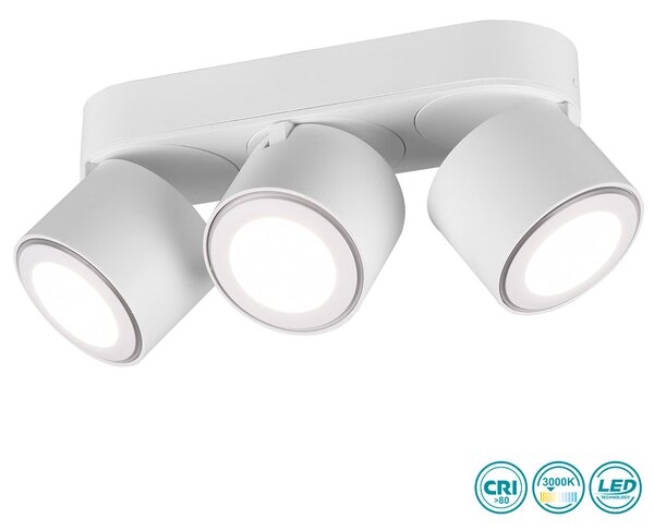 Φωτιστικό Οροφής Ράγα Trio Lighting Taurus 652910331 Λευκό Ματ