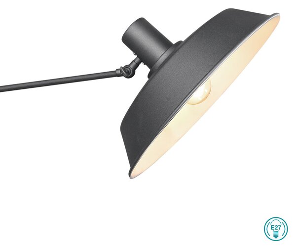 Απλίκα Trio Lighting Bolder 200300132 Μαύρο Ματ