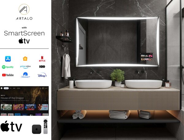 Καθρέφτης με φωτισμό LED M5 premium