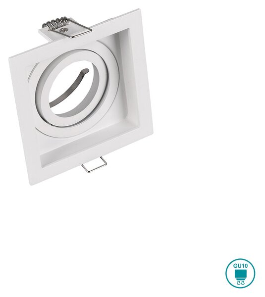 Φωτιστικό Σποτ Χωνευτό Trio Lighting Kenai 651600131 Λευκό Ματ