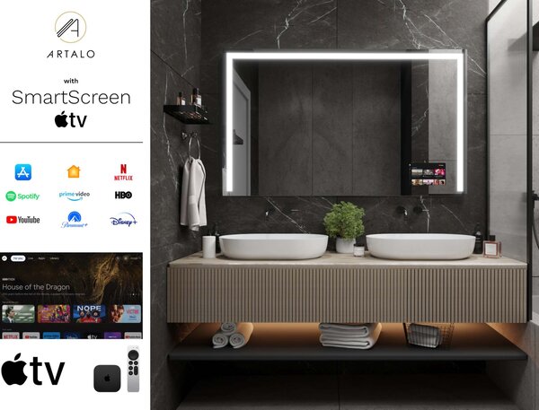 Καθρέφτης με φωτισμό LED M9 premium