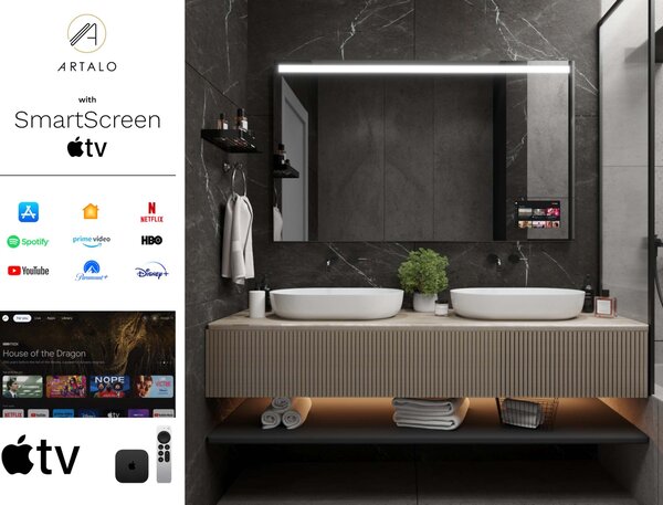 Καθρέφτης με φωτισμό LED M12 premium