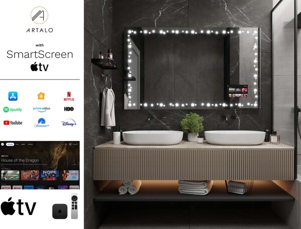 Καθρέφτης με φωτισμό LED M20 premium