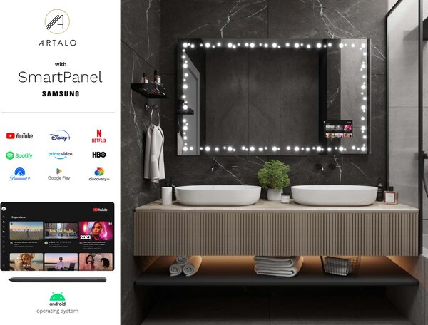 Καθρέφτης με φωτισμό LED M20 premium