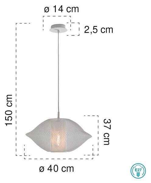 Φωτιστικό Κρεμαστό Fan Europe Harem-S40 8031440356275