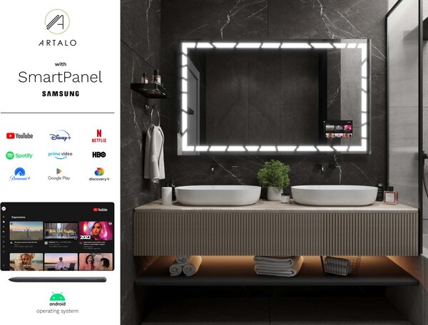 Καθρέφτης με φωτισμό LED M21 premium