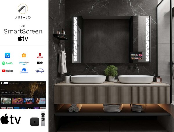 Καθρέφτης με φωτισμό LED M22 premium