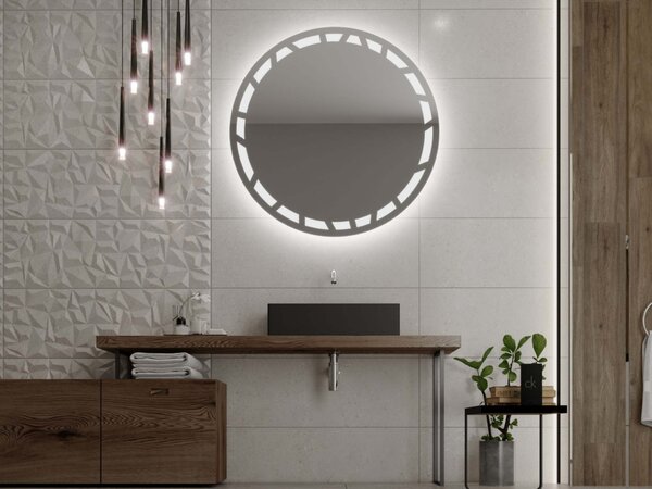 Στρογγυλός καθρέφτης με φωτισμό LED C8