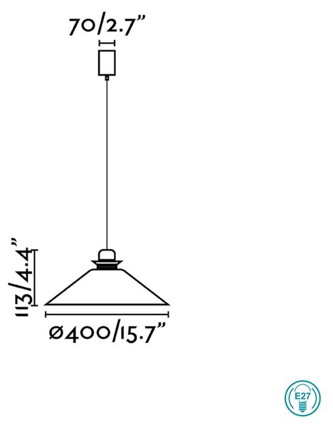 Φωτιστικό Κρεμαστό Faro Naos 64501