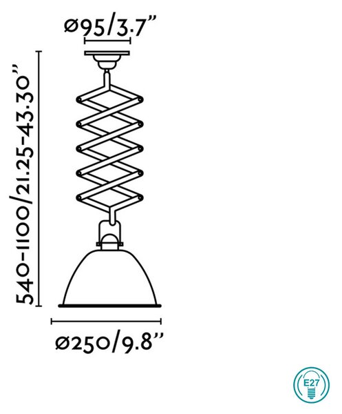 Φωτιστικό Κρεμαστό Faro Mou 62806