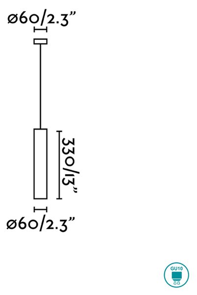 Φωτιστικό Κρεμαστό Faro Stan 43755 Μαύρο Ματ