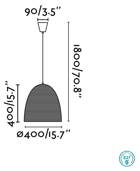 Φωτιστικό Κρεμαστό Faro Liana 68569