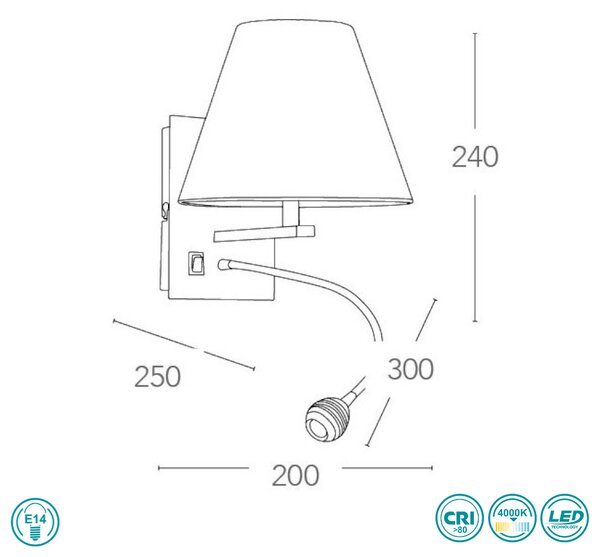 Απλίκα Fan Europe Helly 090111-5A 8031421131082 Λευκή