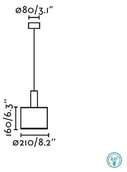 Φωτιστικό Κρεμαστό Faro Mambo D21 64314-47