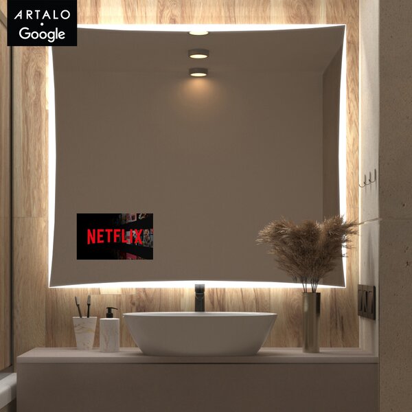 SMART καθρέφτης με φωτισμό LED M5 + SmartScreen with Google TV