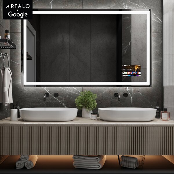 SMART καθρέφτης με φωτισμό LED M7 + SmartScreen with Google TV