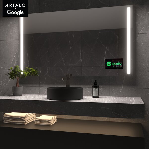 SMART καθρέφτης με φωτισμό LED M4 premium + SmartScreen with Google TV