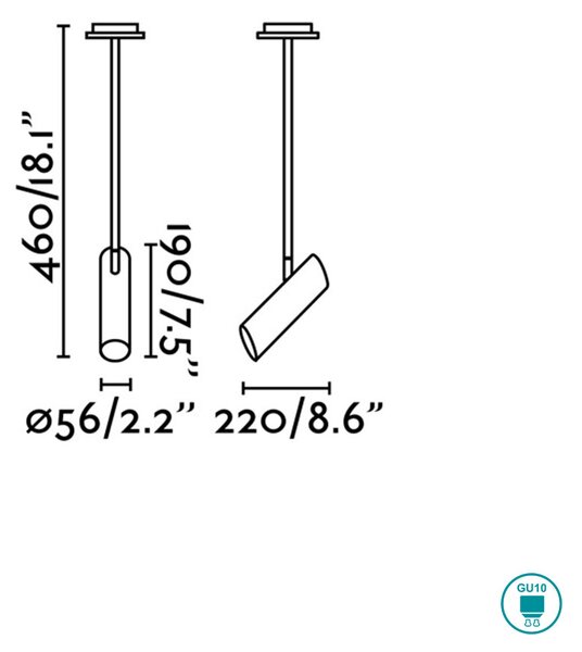 Φωτιστικό Σποτ Faro Link 29878 Μαύρο Ματ