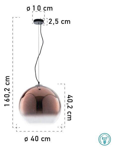 Φωτιστικό Κρεμαστό Fan Europe Marte-S40 RM 8031414874545