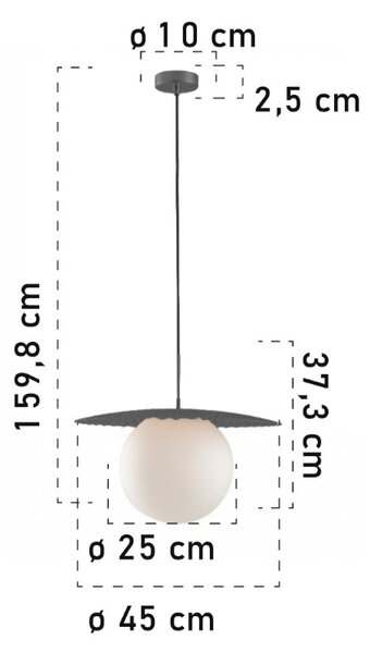 Φωτιστικό Κρεμαστό Fan Europe Chaplin-S45 NER 8031414874460