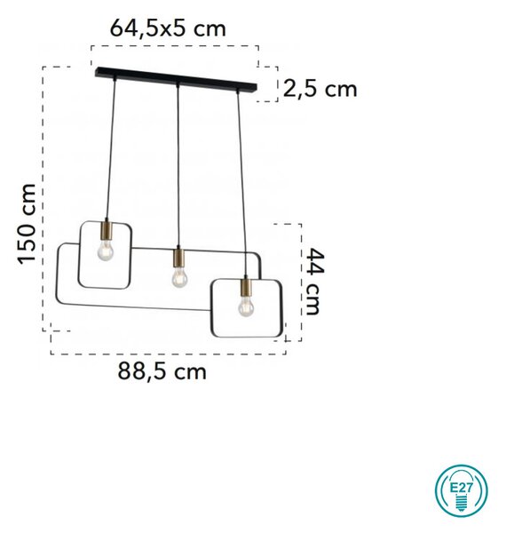 Φωτιστικό Κρεμαστό Fan Europe Smith-S3 8031414875573