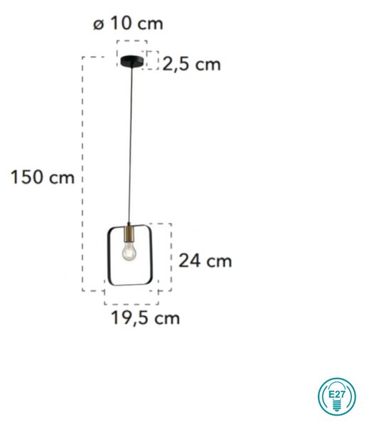 Φωτιστικό Κρεμαστό Fan Europe Smith-S1 8031414875566