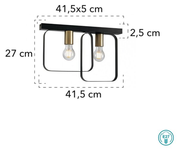 Φωτιστικό Οροφής Fan Europe Smith-PL2 8031414875580