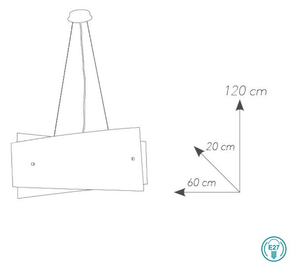 Φωτιστικό Κρεμαστό Fan Europe Seventy-S60 8031440365109