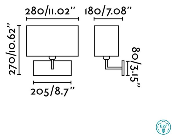 Απλίκα Faro Roda 62988