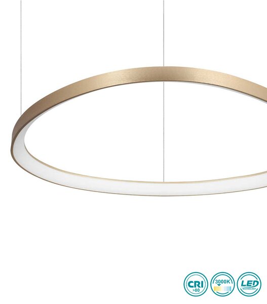 Φωτιστικό Κρεμαστό Ideal Lux Gemini 269832 D61 Χρυσό Ματ