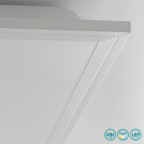 Φωτιστικό Panel Χωνευτό Intec Panel-60x60BK 8031414874323 (4000K)