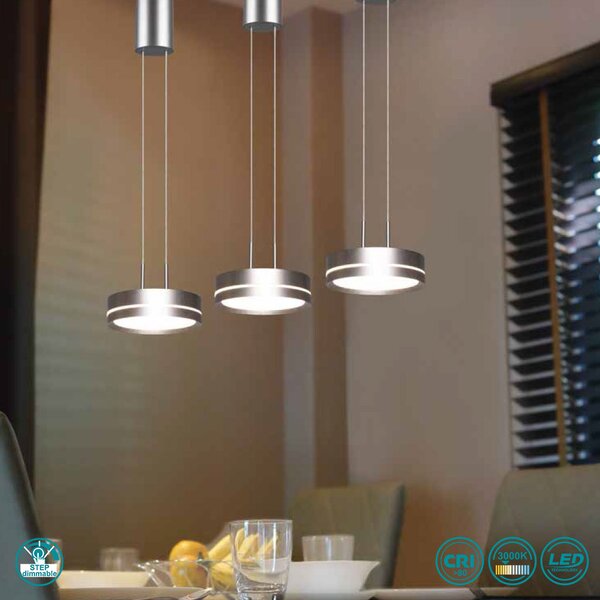 Φωτιστικό Κρεμαστό Trio Lighting Franklin 326510342 Ανθρακί