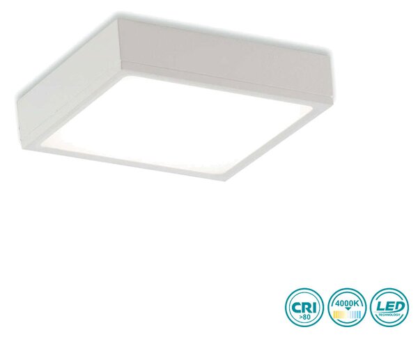 Φωτιστικό Οροφής Intec Klio-Q11 8031440363563 Λευκό (4000K)