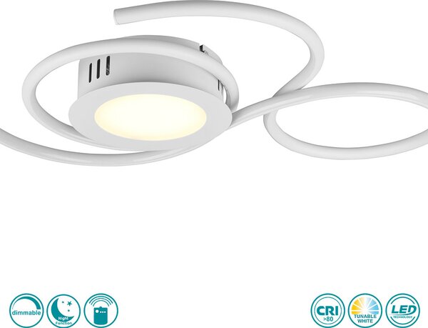 Φωτιστικό Οροφής Trio Lighting Jive 623410231 Λευκό Ματ