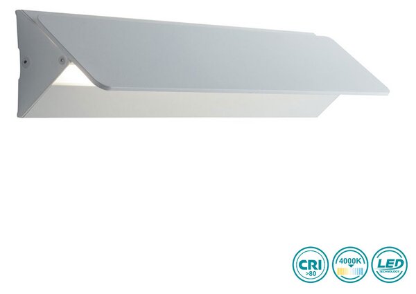 Απλίκα Intec LED-Aileron-AP BCO 8031414876938 Λευκή