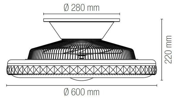 Ανεμιστήρας Οροφής Intec LED-Borea-INT 8031414873692 Λευκός Smart