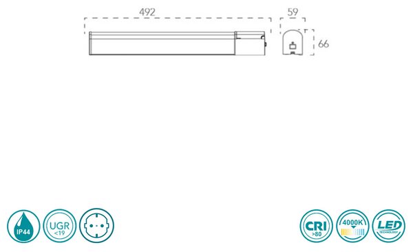 Απλίκα Intec I-Blaster-Plug 8031414866519 Με Πρίζα