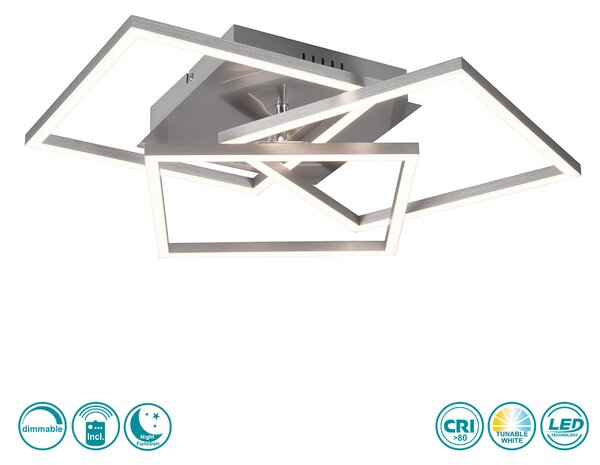 Φωτιστικό Οροφής RL Lighting Mobile R62883107 Νίκελ Ματ