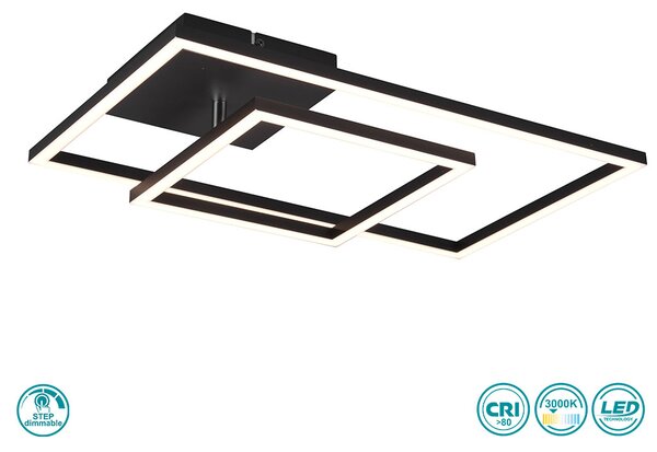 Φωτιστικό Οροφής RL Lighting Padella R62642132 Μαύρο Ματ (3000K)