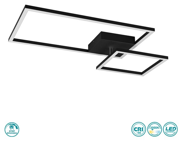 Φωτιστικό Οροφής RL Lighting Padella R62642132 Μαύρο Ματ (3000K)