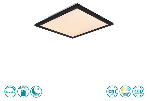 Φωτιστικό Panel Οροφής RL Lighting Gamma R62863032 Μαύρο Ματ