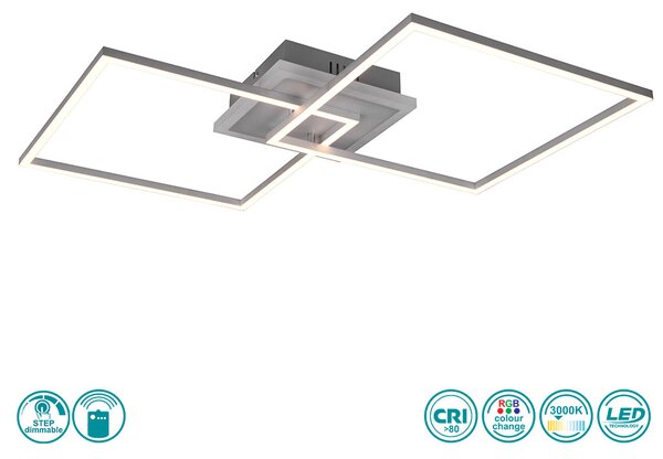 Φωτιστικό Οροφής RL Lighting Arribo R62843187 Γκρι