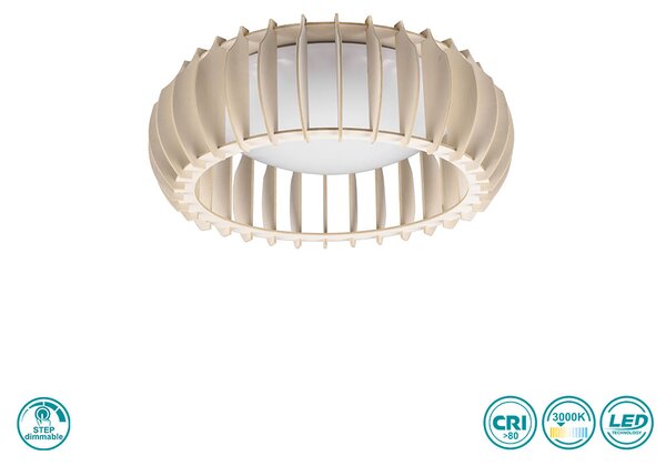 Φωτιστικό Οροφής RL Lighting Monte R62171130 Φυσικό Ξύλο