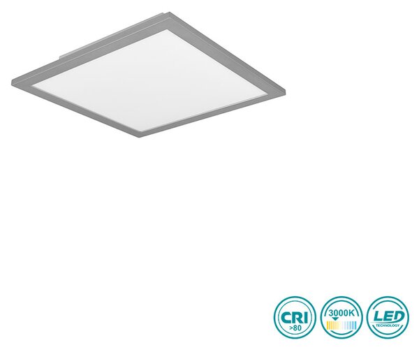 Φωτιστικό Panel Οροφής RL Lighting Alpha R62323087 Γκρι