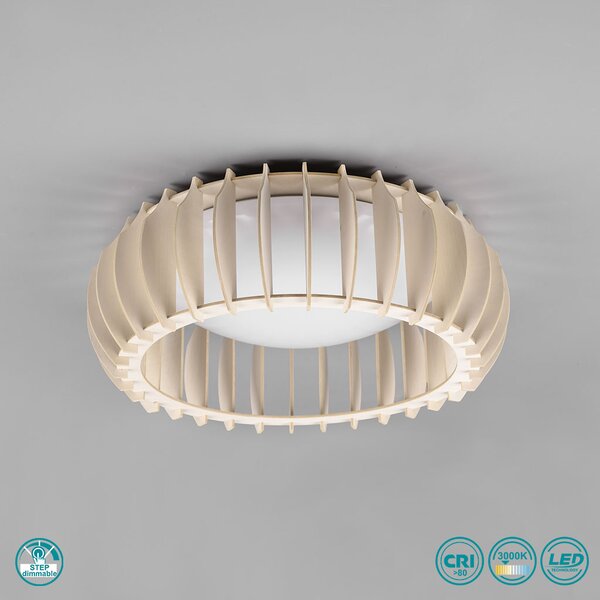 Φωτιστικό Οροφής RL Lighting Monte R62171130 Φυσικό Ξύλο