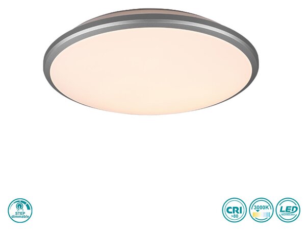 Φωτιστικό Οροφής RL Lighting Limbus R67021187 Γκρι