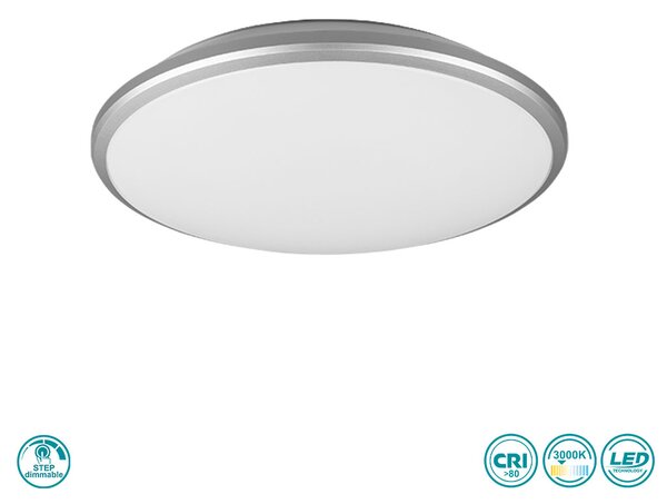 Φωτιστικό Οροφής RL Lighting Limbus R67021187 Γκρι